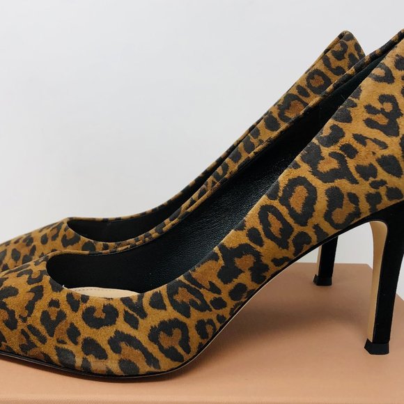 Via Spiga Cloe Stiletto Pumps Cheetah Print Shoes - Picture 6 of 7